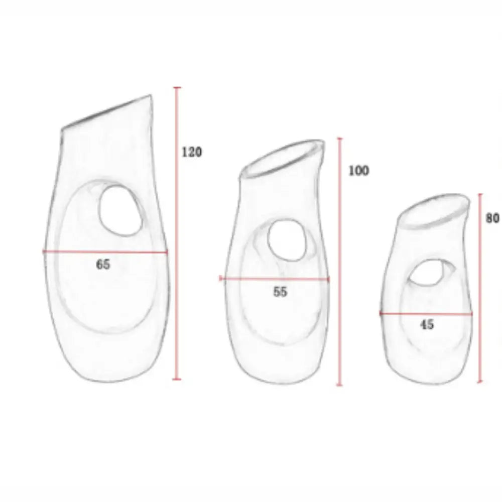 Lot de 3 Grand pot de fleur extérieur original