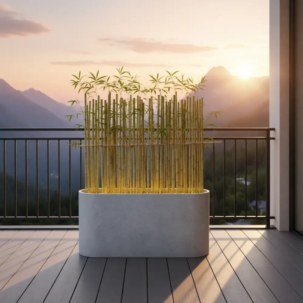 Grand pot de fleur pour bambou