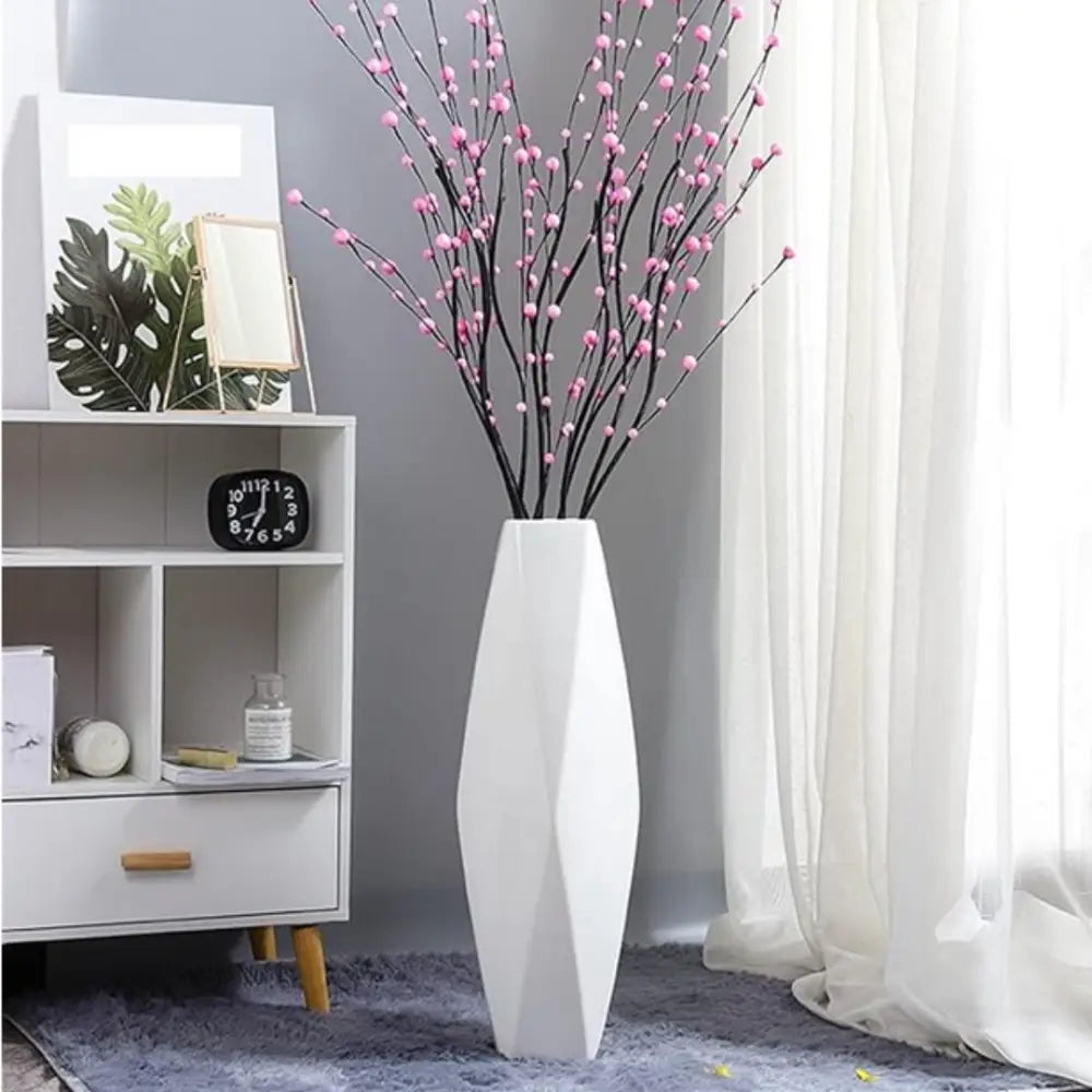 Grand vase blanc design