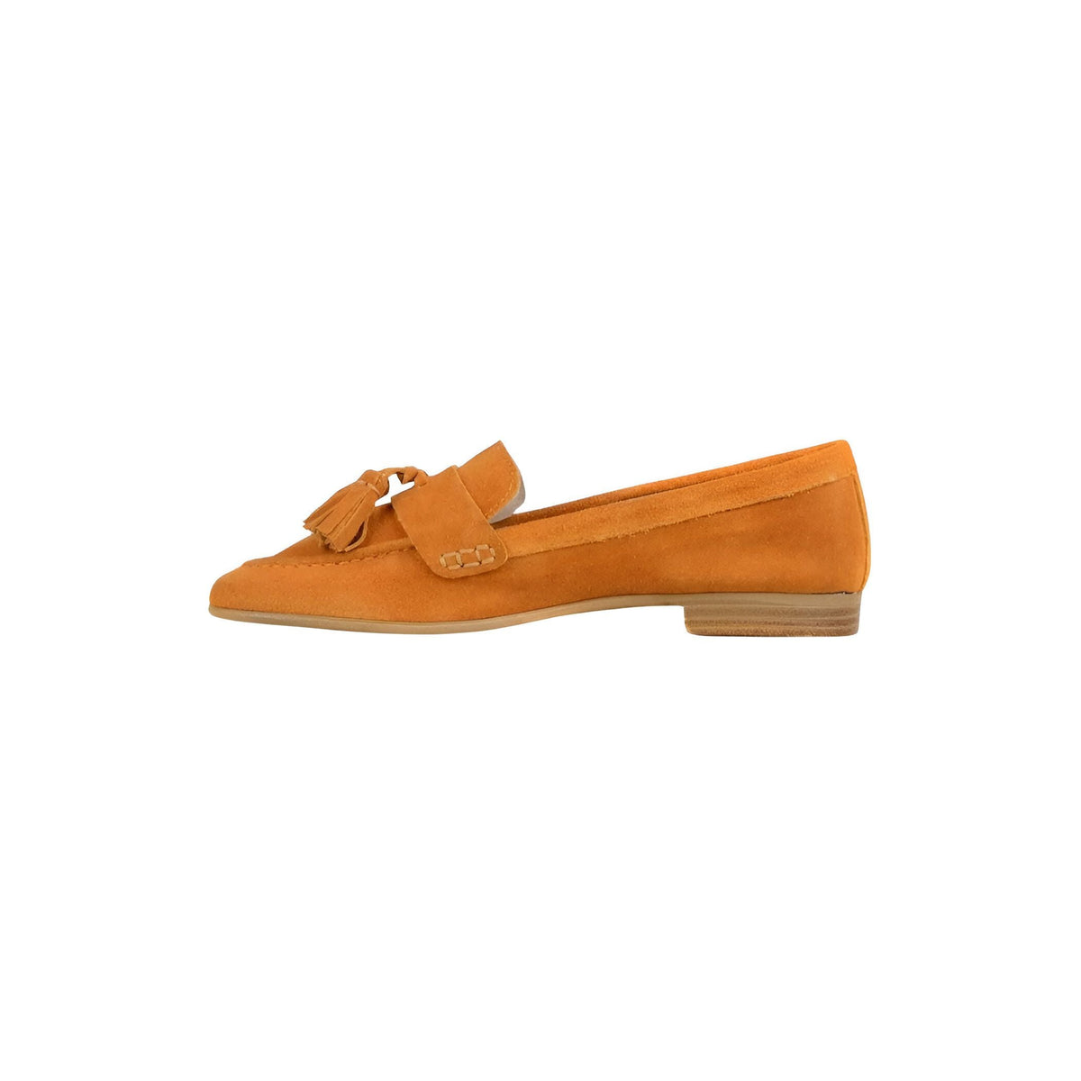 Premium Mocassins Daim Plat Femme Glands Élégants