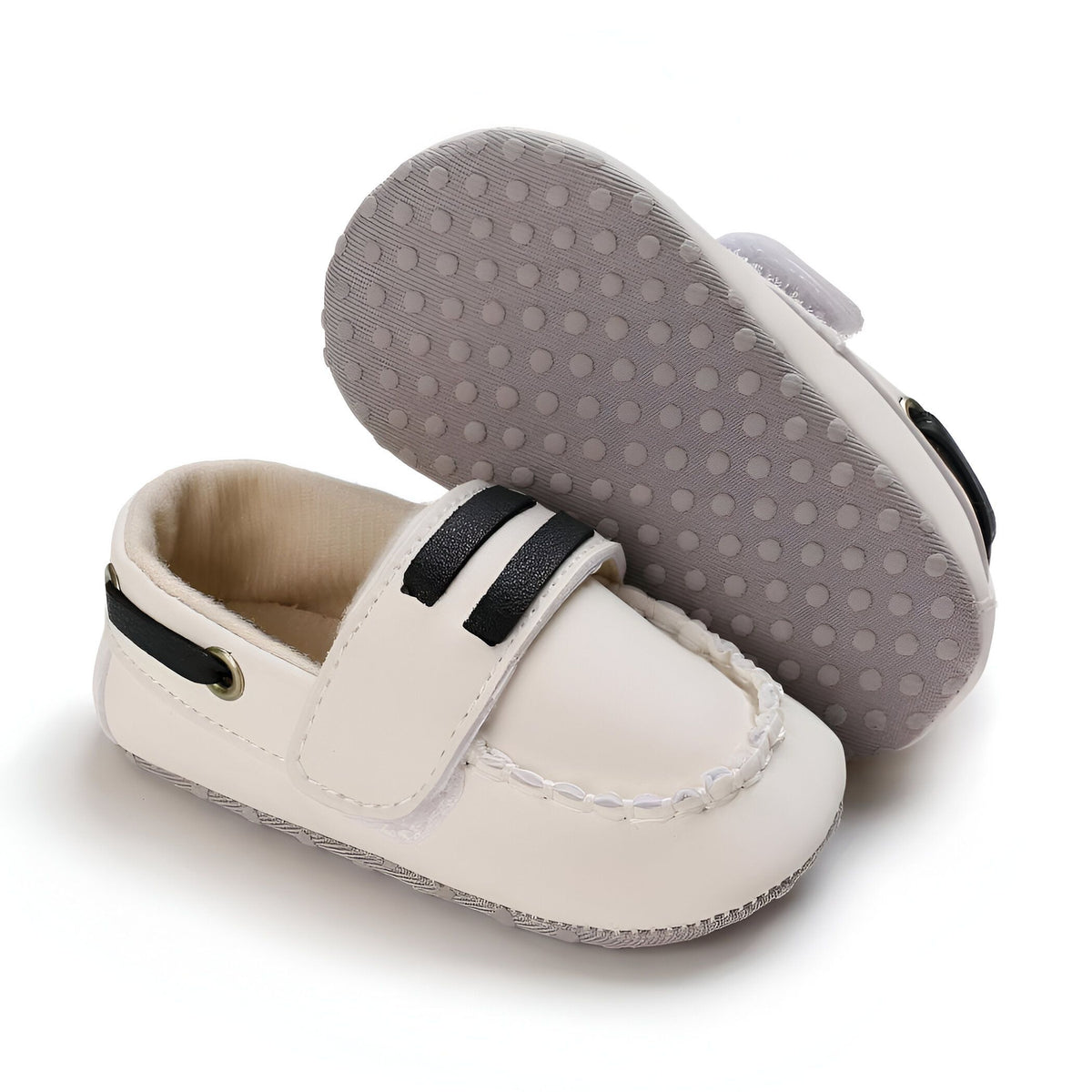 Luxe Mocassins Bébé Bateau Souples Velcro Élégants