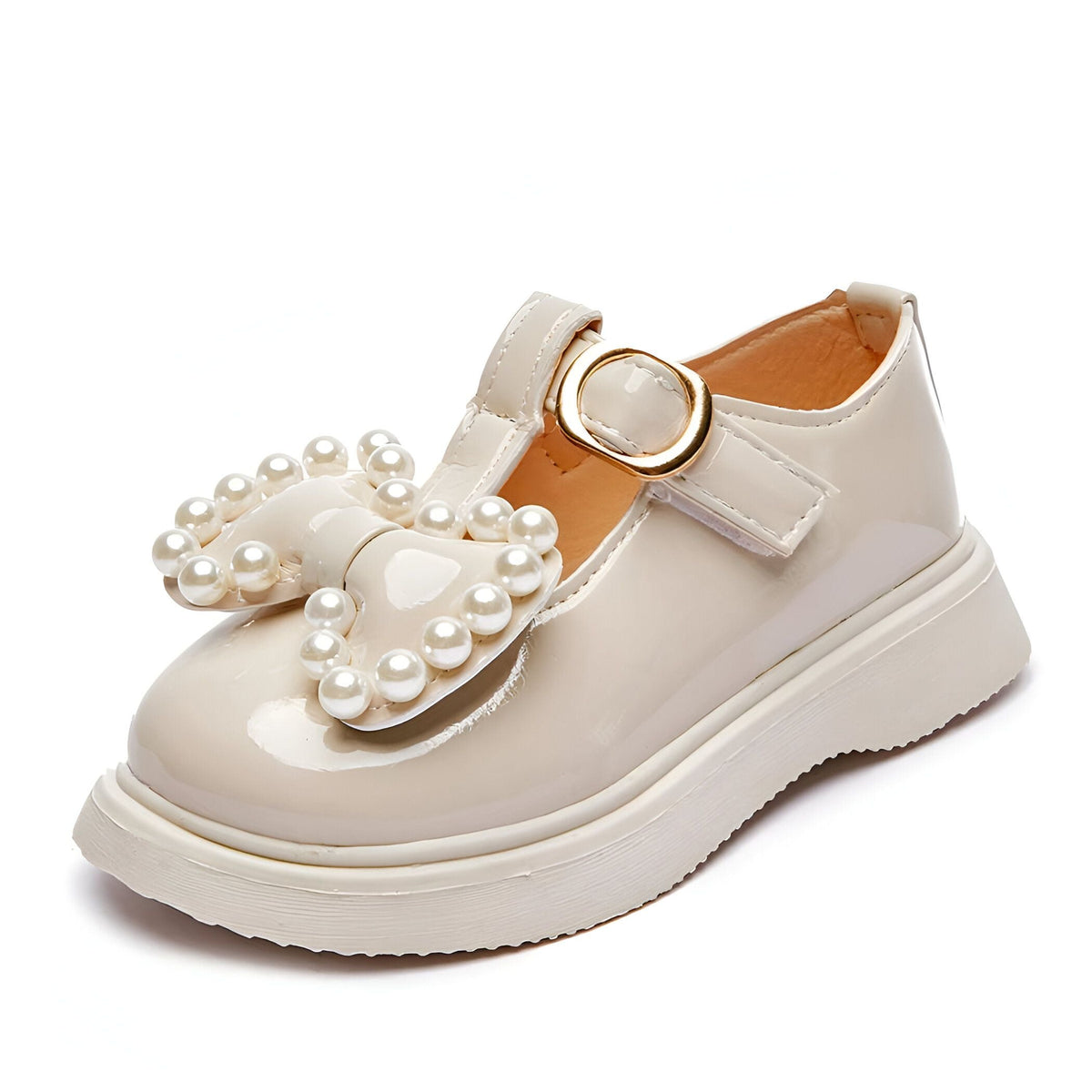 Kido Mocassins Bébé Nœud Papillon en Cuir Synthétique