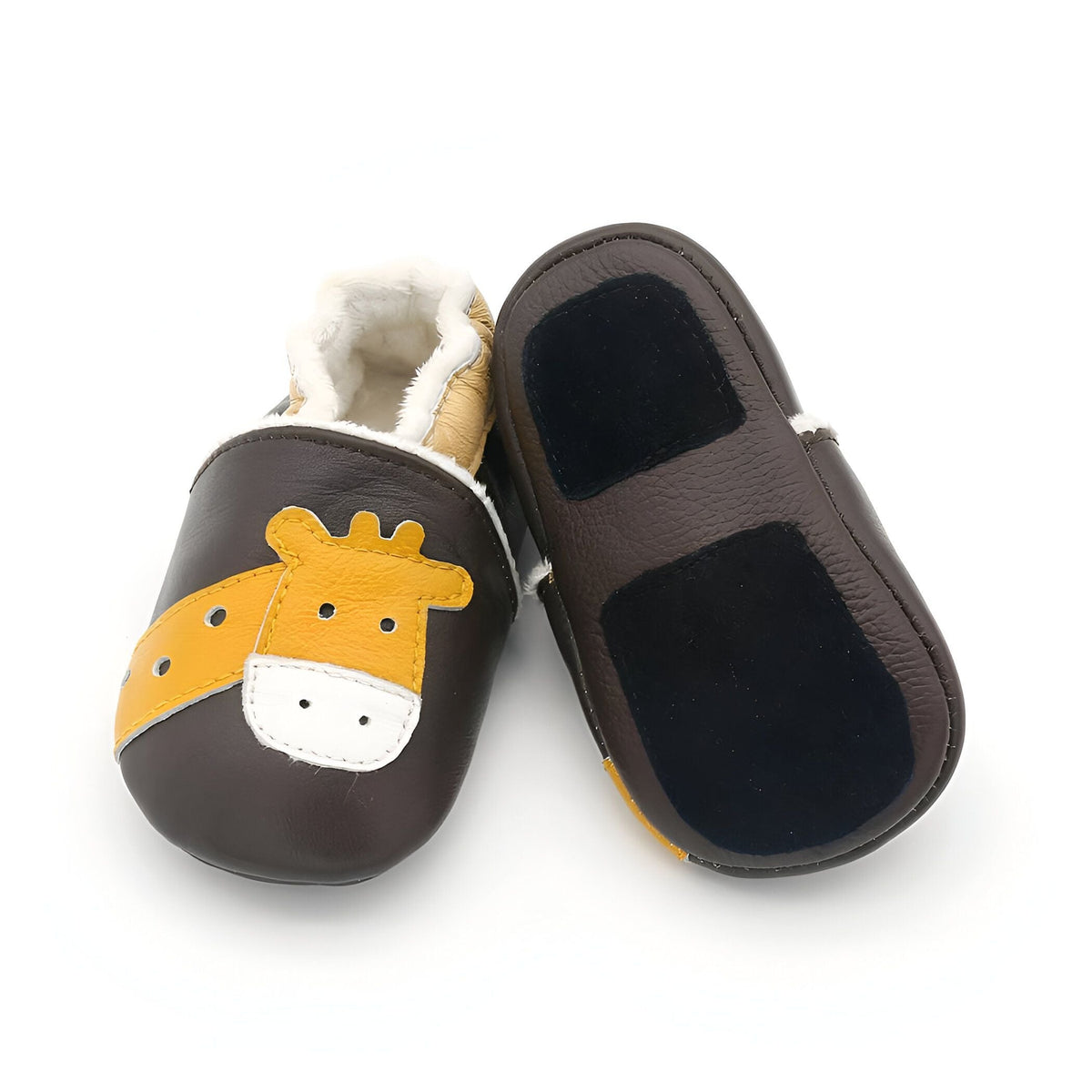 Brilloux Mocassins Bébé Souples Motif Animaux