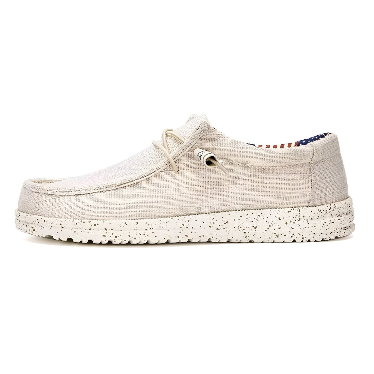 LumenMoc Mocassins Homme Toile Légère Estivale