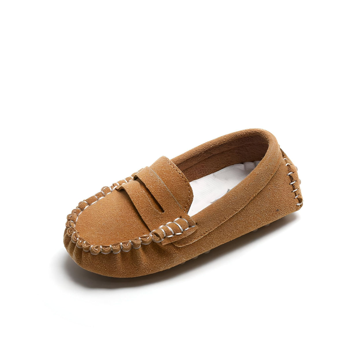 Nova Mocassins garçons daim soigné, confortable
