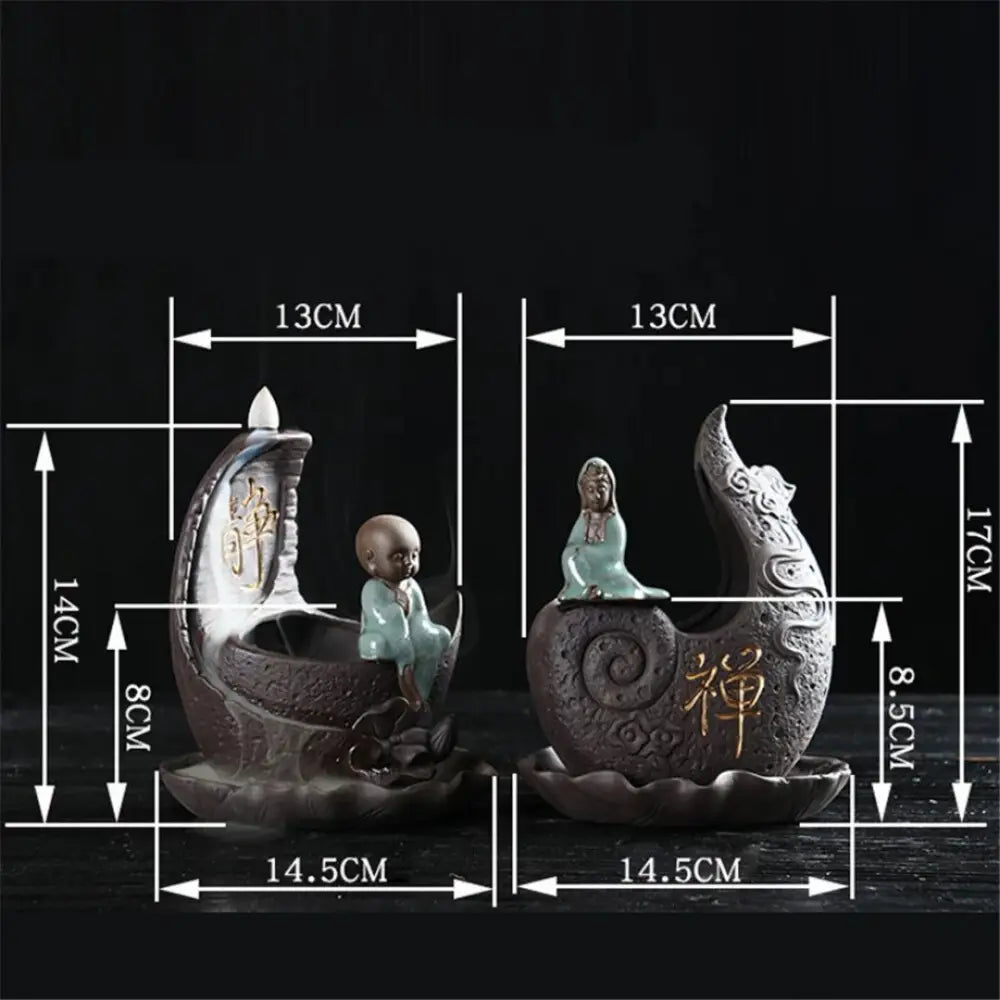 Pot de fleur style chinois