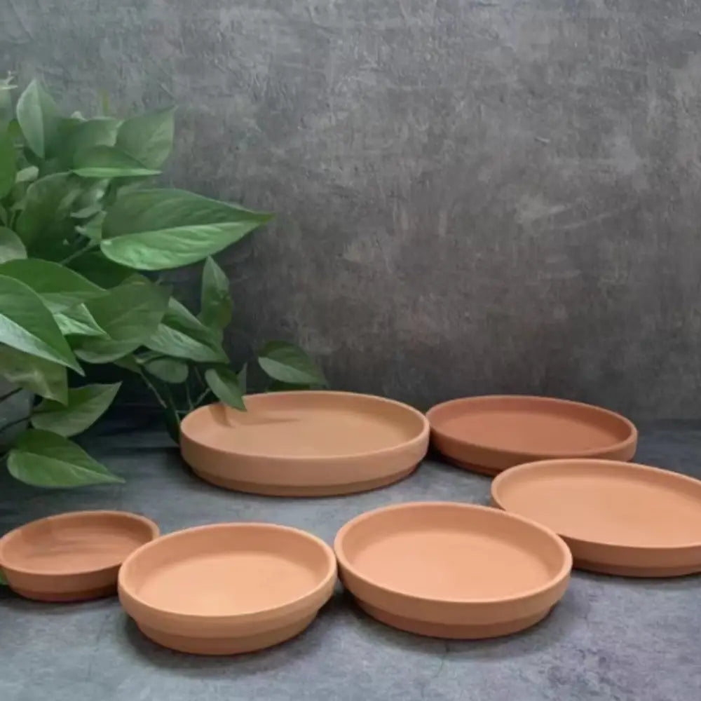 Soucoupe pot de fleur terre cuite