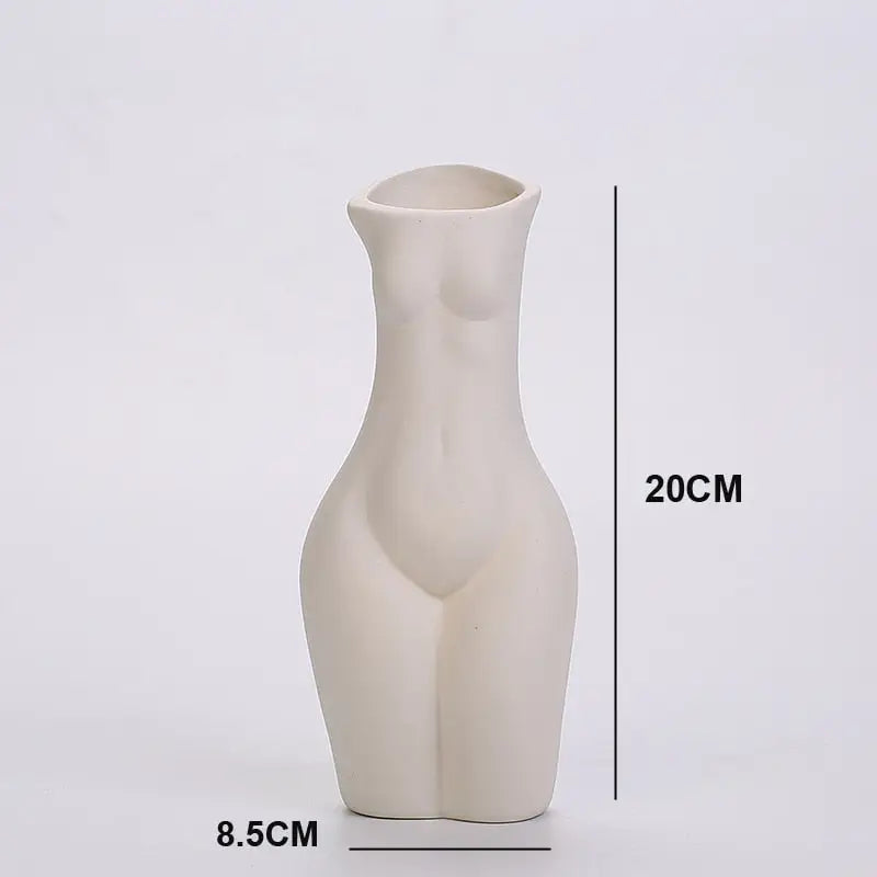 Vase céramique corps femme