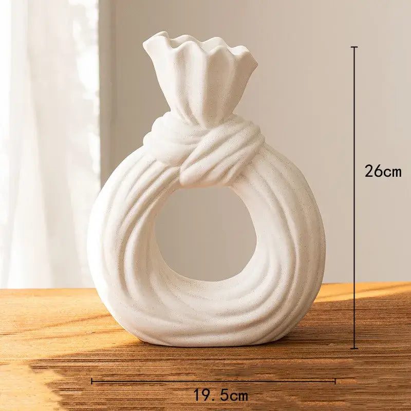 Vase cercle céramique