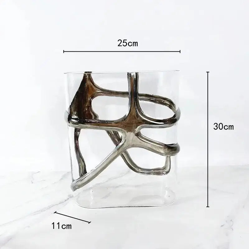 Vase moderne en verre