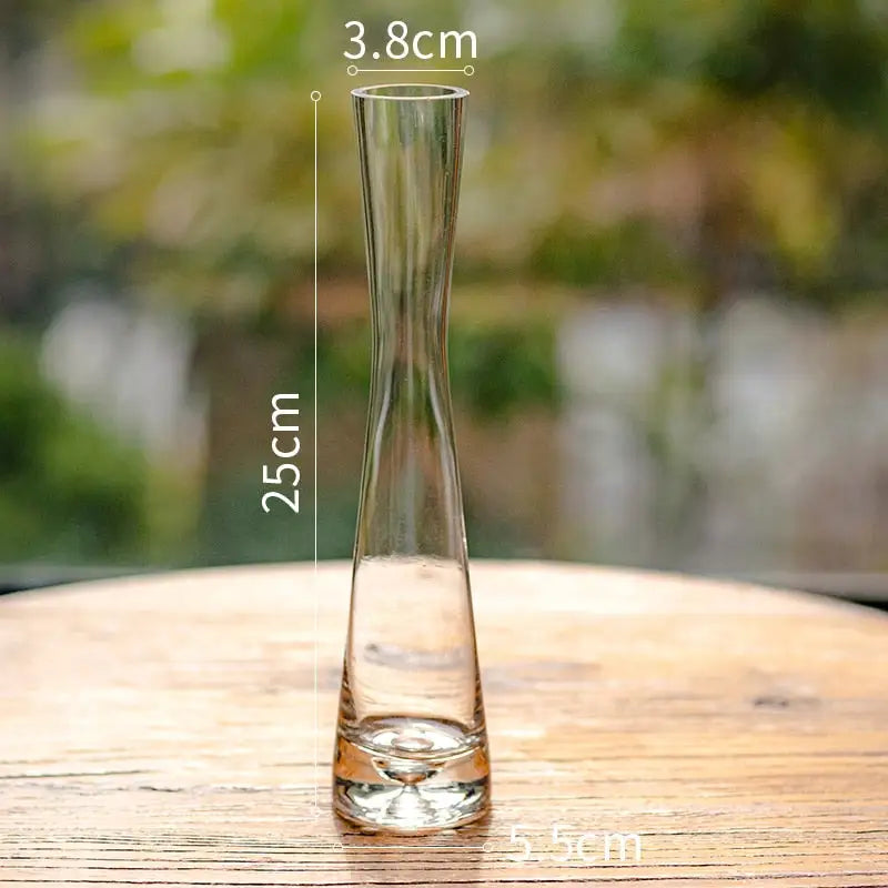 Vase soliflore verre