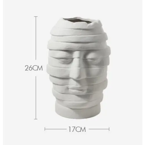 Vase visage design