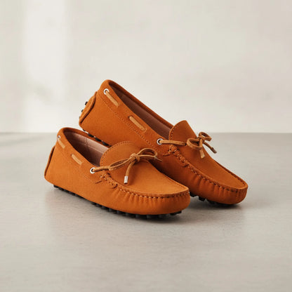 Lux Mocassins Daim Souple Confortables Semelle Crampons