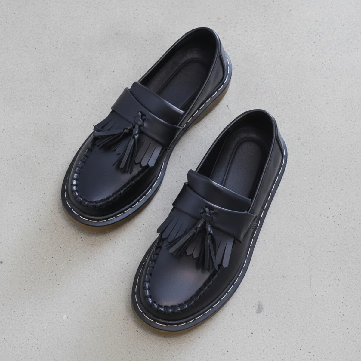 Mocassins Femme - Glands Franges Cuir Synthétique Stylé