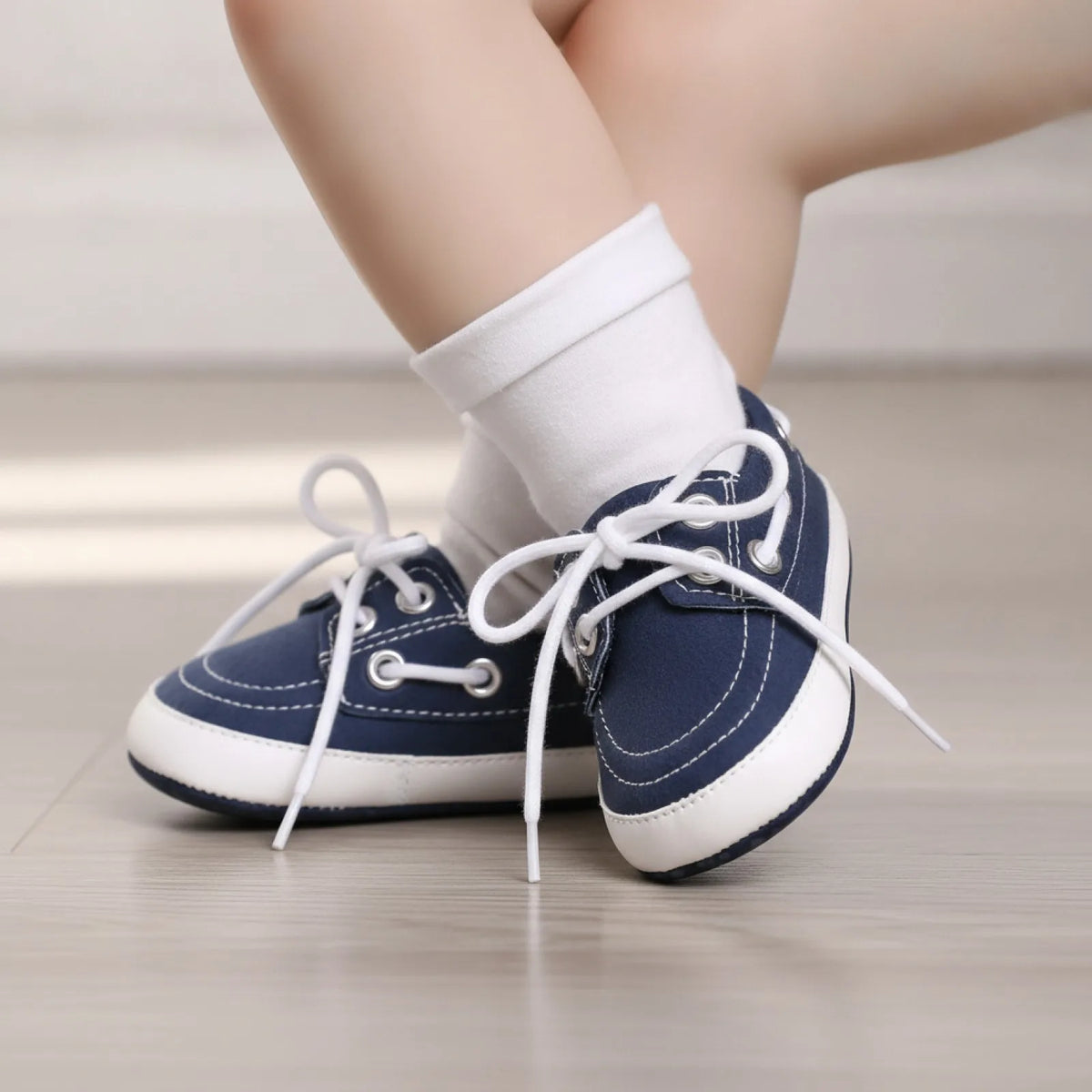 Petit Marin Mocassins Bébé Garçon Bateau Antidérapants