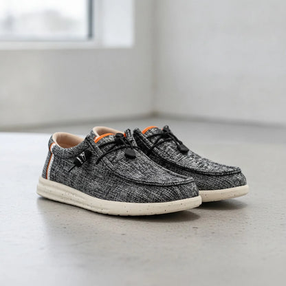 LuxeLine Mocassins Homme en Toile: Confort Léger