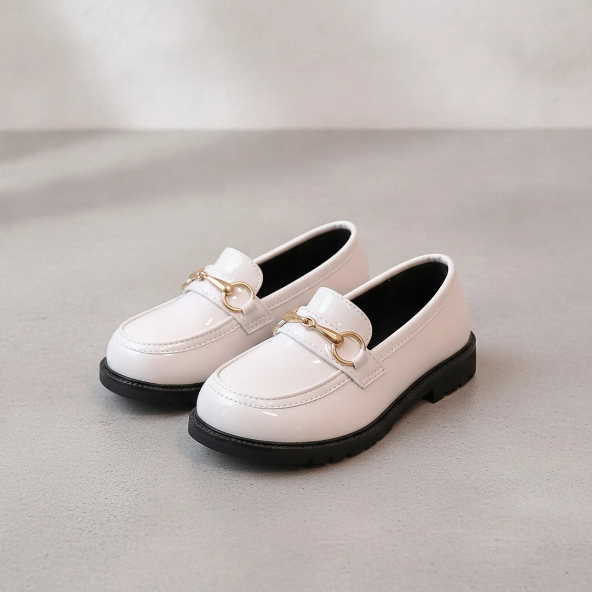 ChicBambin Mocassins Enfant Cérémonie Simili Cuir Verni