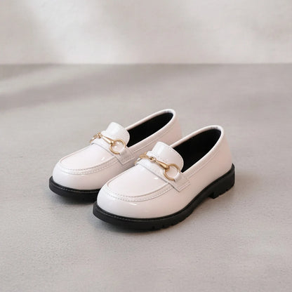 ChicBambin Mocassins Enfant Cérémonie Simili Cuir Verni