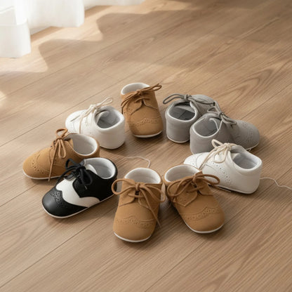 Mocassins Bébé Garçon - Souples, Lacets, Premiers Pas