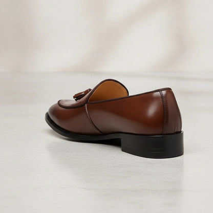 Mocassins Homme Simili Cuir à Glands — Élégance Affinée