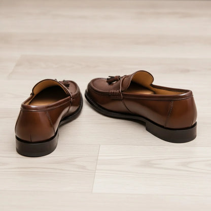 LuxeStep Mocassins cuir homme glands confortables