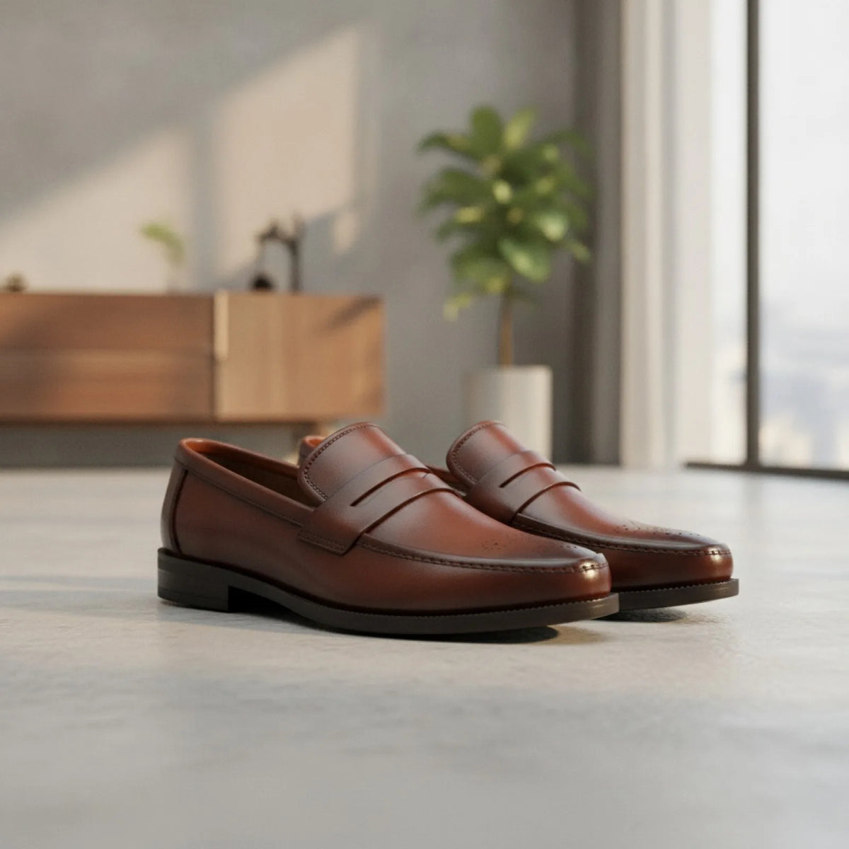 MocLux Mocassins Mariage Homme Cuir Synthétique Élégant