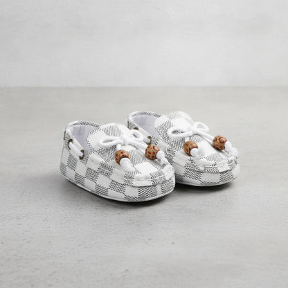 ChicBébé Mocassins Bébé Carreaux Perles Soignés