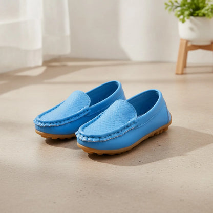 EcoKids Mocassins enfant - cuir végan souple et confort