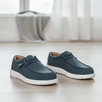 Mocassins - Homme Cuir Végan Sans Lacets Confortables