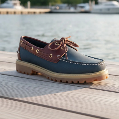 Elite Mocassins Cuir Véritable Style Britannique Homme