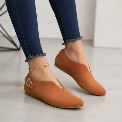 Nova Mocassins Daim Synthétique Été Sans Lacets