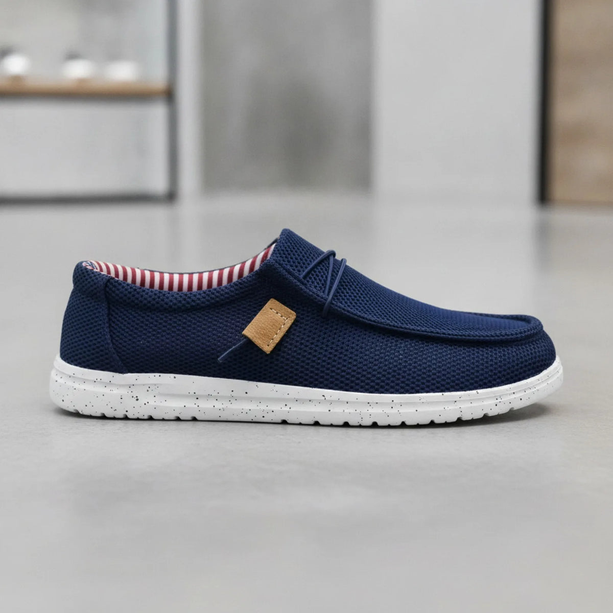 ZenWalk Mocassins toile respirante homme