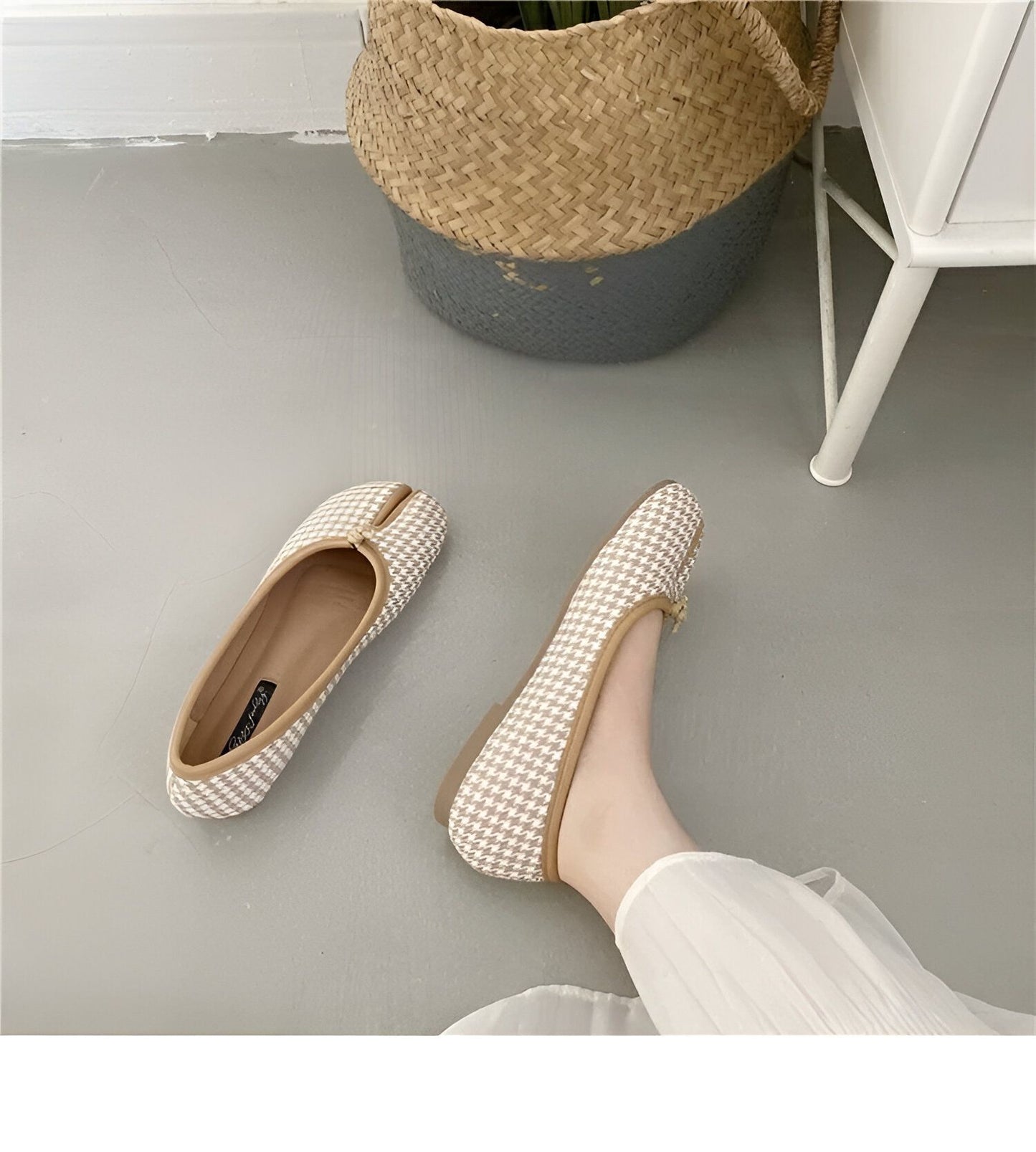 Ballerines Tabi Cuir Végan Premium - Bout Fendu