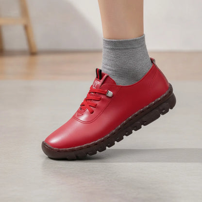 Nova Mocassins Confort Cuir Végan Semelle Épaisse