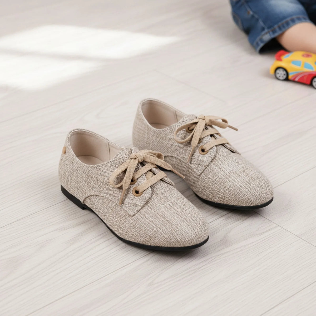 NovaM Mocassins Garçons Tissu Confortables et Élégants