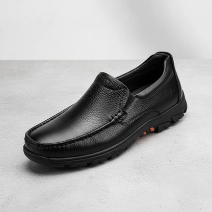 Mocassins Cuir Véritable - Confort & Élégance Homme