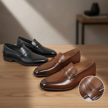 LuxeMoc Mocassins Homme Cuir Véritable Classiques