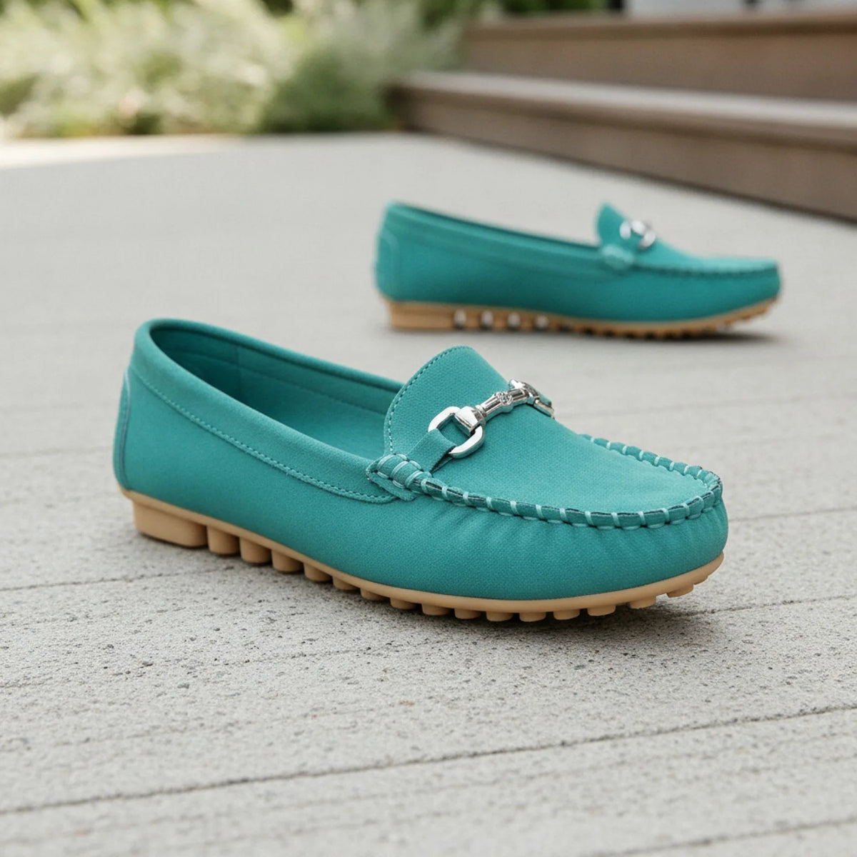 LuxeNova Mocassins en Daim Végan Confortables