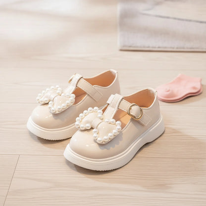 Kido Mocassins Bébé Nœud Papillon en Cuir Synthétique