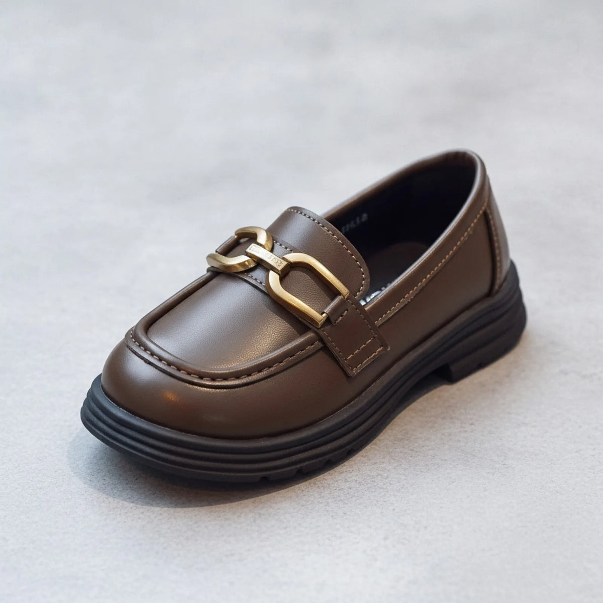 Mocassins Fille Boucle Cuir Synthétique - Confortables