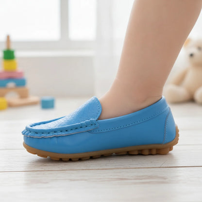 Kidissimo Mocassins enfant cuir souple qualité