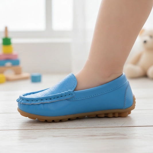 Kidissimo Mocassins enfant cuir souple qualité