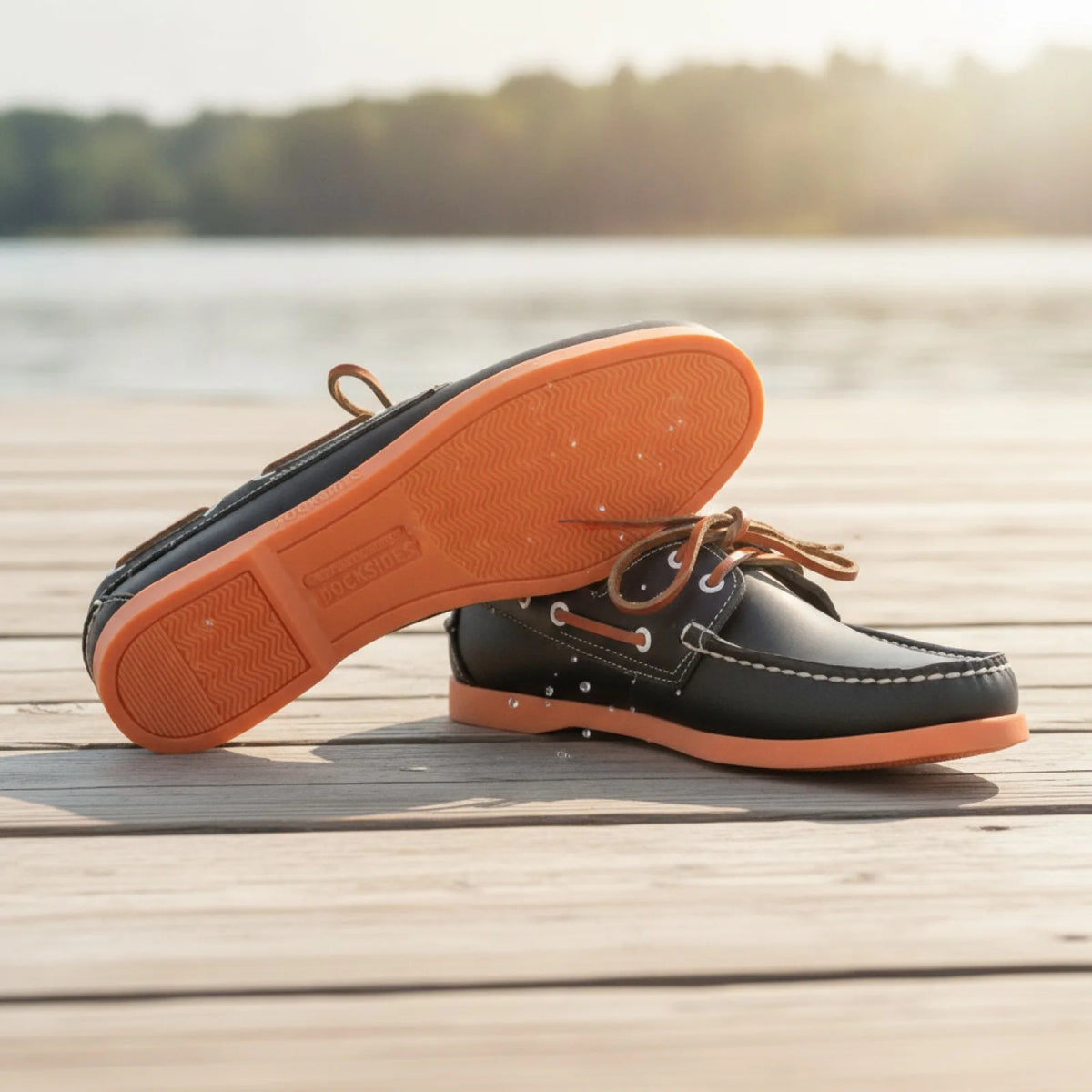 BrandX Mocassins Homme Cuir Synthétique Semelle Rouge