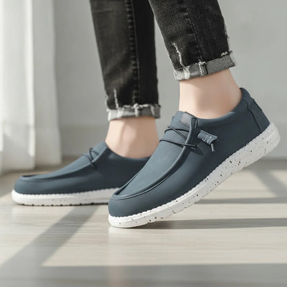 Mocassins - Homme Cuir Végan Sans Lacets Confortables