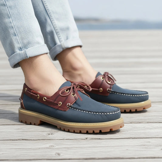 Elite Mocassins Cuir Véritable Style Britannique Homme