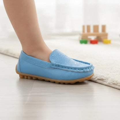 EcoKids Mocassins enfant - cuir végan souple et confort