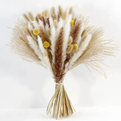 Bouquet fleurs séchées pampa