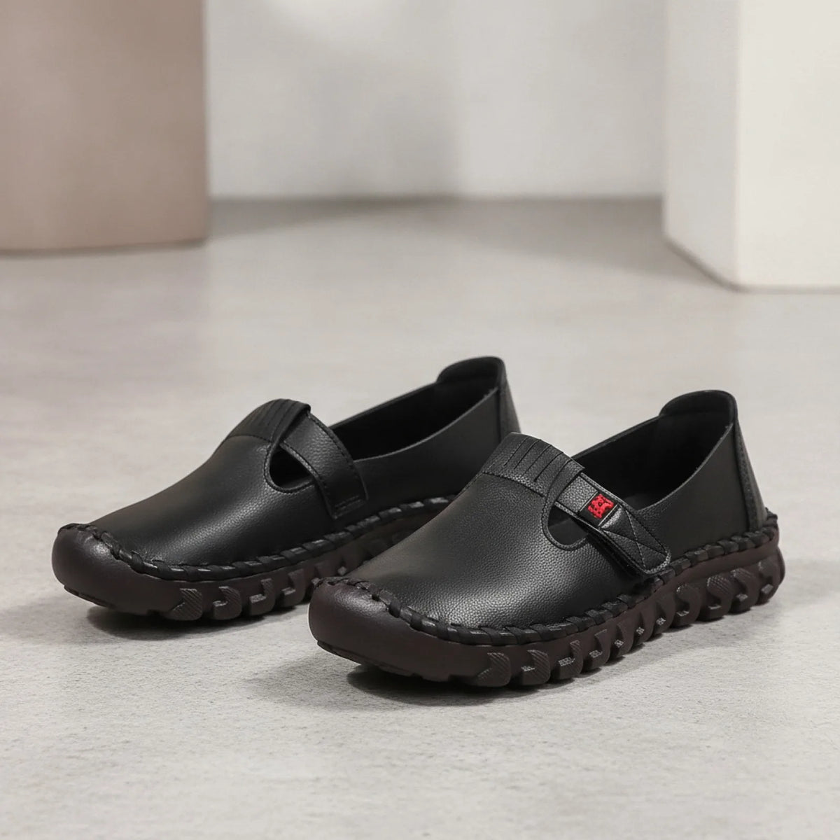 BrandLab Mocassins Confortables Cuir Synthétique SOIGNÉ