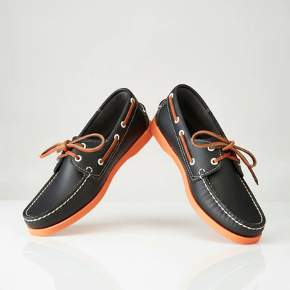 BrandX Mocassins Homme Cuir Synthétique Semelle Rouge