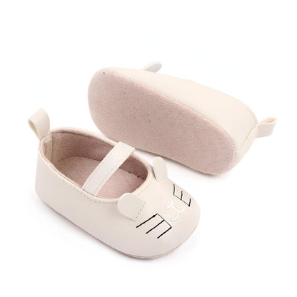 Chaussons Bébé Chic: Souples Antidérapants Motif Chat